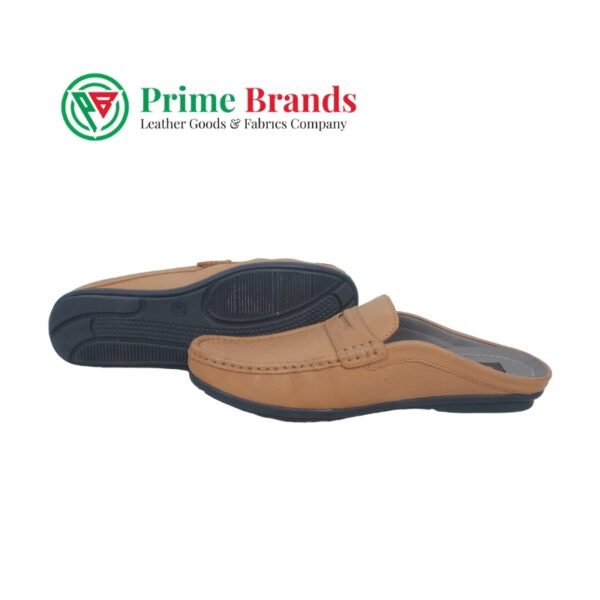 Prime Leather Half Loafer Brown