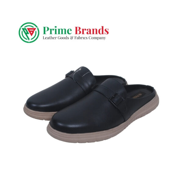 Prime Leather Half Belt Loafer Black